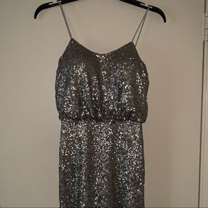 sorella vita platinum sequin dress